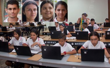 Los niños del vecino país encuentran en los colegios de Colombia una oportunidad para superarse académicamente. Alfredo Estévez