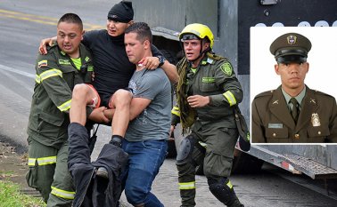 El patrullero de la Policía Boris Alexánder Benítez fue asesinado. Colprensa