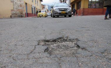 En alrededores del Centro Histórico de Pamplona. Roberto Ospino / La Opinión