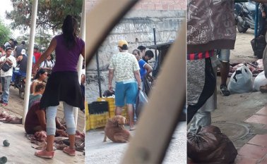 En ese sector de San Gerardo han sido decomisadas en lo que va de marzo 6,8 toneladas de carne, una tonelada de queso, 2.600 galones de combustible y han sido inmovilizados 30 vehículos, según la Polfa. Cortesía