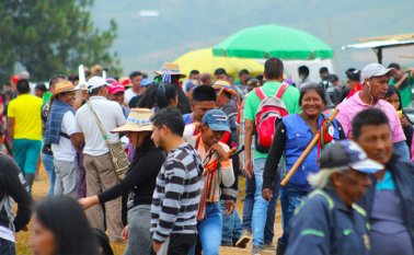 La protesta indígena ya completa 11 días. Colprensa