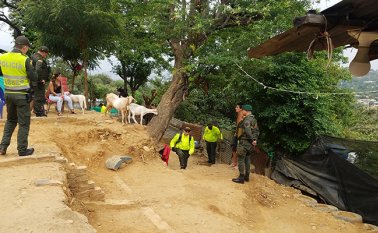 Fueron capturadas dos personas. Cortesía