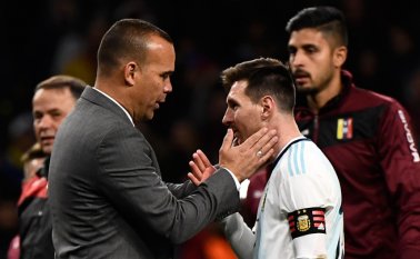 A falta de un cuarto de hora para el final, Venezuela se convirtió en un muro atrás hasta llegar el pitido final y llevarse la victoria. AFP