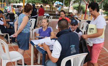 La jornada se cumplió desde las 8 de la mañana en el parque de Las Parabólicas. César Obando/La Opinión