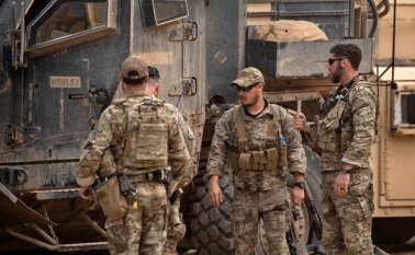 La batalla contra EI era el principal frente de la guerra en Siria, que ha dejado más de 370.000 muertos desde marzo de 2011. AFP