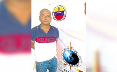 Esta es una de las fotos que mostró Jorge Rodríguez sobre la captura de Wilfredo Torres Gómez, alias Necoclí. Cortesía