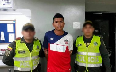 En la Unidad de Reacción de la Fiscalía durmió Raúl José Barrios Altamar. Colprensa