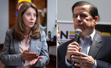 Marta Lucía Ramírez / Juan Fernando Cristo. Archivo