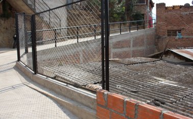Así quedó el sector intervenido en el barrio La Palmita de Ocaña.  Cortesía