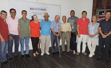 Luis Alejandro Cortés Castellanos, Omar Elías Laguado, Rafael Camperos H, Álix Marina Ojeda Álvarez, Cicerón Flórez Moya, Enrique Yáñez, Víctor Hernández, William Mora, William Javier Gómez, Mary Stapper y Fabio Huertas. Cortesía