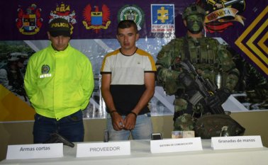 Francisco Alexis Sanguino sería el escolta de 'El Diablo', presunto cabecilla de estas disidencias. Policía Nacional