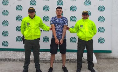 En el barrio La Primavera de Ocaña detuvieron a Jeison Albeiro Ortiz Acosta.
Cortesía