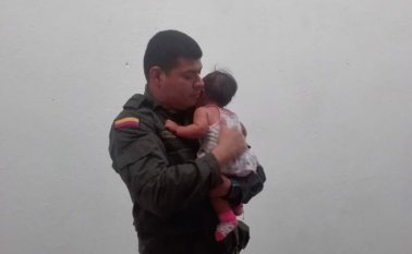 La menor quedó a disposición del Instituto Colombiano de Bienestar Familiar (ICBF). Policía