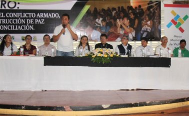 Homenaje a las Víctimas del Conflicto Armado. Cortesía