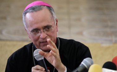 Obispo auxiliar de Managua, Silvio Báez. AFP