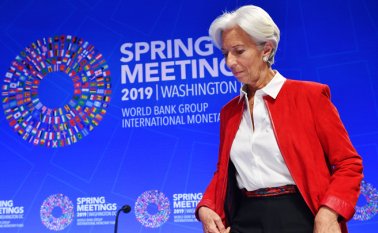 Directora del FMI, Christine Lagarde. AFP