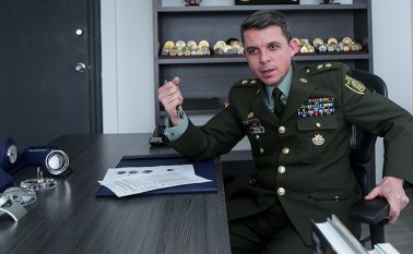 Juan Carlos Buitrago Arias, director de la Dirección de Gestión de Policía Fiscal y Aduanera (Polfa). Colprensa