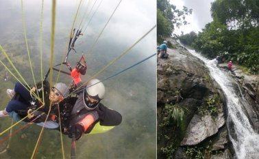 Los deportes de aventura cada vez atraen a más amantes del vértigo y la adrenalina. Cortesía