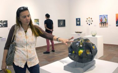 Con el paso de los años el Salón se ha convertido en un espacio educativo y de integración para el gremio de artistas de la región. Archivo