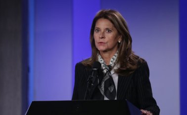 La funcionaria señaló que se quiere un país con diálogo social, pero con la obligación de todos los ciudadanos de respetar la ley. Colprensa