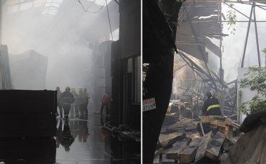 Por ahora, se desconoce el origen del fuego y el valor de las pérdidas. Cortesía