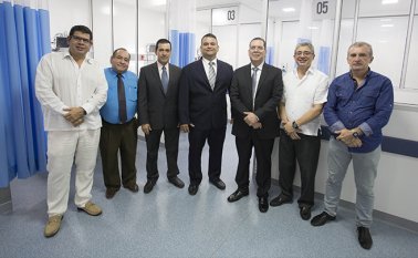 Gabriel Flórez, Álvaro Granados, Andrés Marciales, Javier Granados, William Andrade, Orlando Villamizar y Félix Bitar. Juan Pablo Cohen / La Opinión