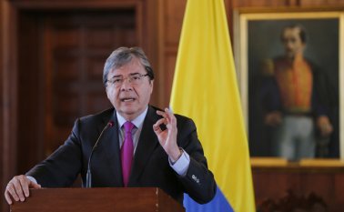 Canciller Carlos Holmes Trujillo.
Colprensa
