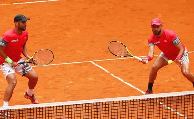 Los colombianos Juan Sebastián Cabal y Robert Farah. @ATP_Tour