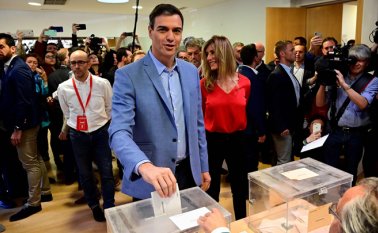 El PSOE de Sánchez (en la foto) tenía 84 diputados en el Congreso en la anterior legislatura. AFP
