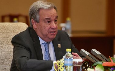 Secretario general de la ONU, Antonio Guterres. AFP