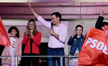 Socialista Pedro Sánchez.