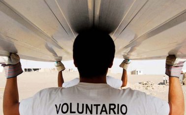 De concretarse la llegada de Techo, se podrían movilizar hasta 250 voluntarios locales y de otras ciudades. Cortesía