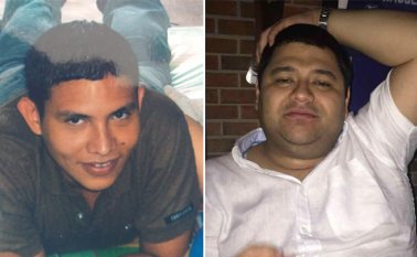 Luis Eudoro Araque Ropero (izquierda) recibió cuatro impactos de bala. El cadáver del abogado Buitratgo Arcila (derecha) quedó tendido frente a la Clínica Norte. La Opinión