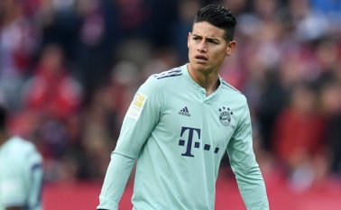 El colombiano de 27 años llegó a Múnich en 2017 procedente del Real Madrid gracias a una cesión de dos años que concluye esta temporada. AFP