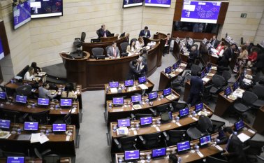 Decidieron eliminar algunas facultades extraordinarias del presidente Iván Duque, como la de modificar la estrategia de monitoreo, seguimiento y control de los recursos del Sistema General de Participaciones. Colprensa