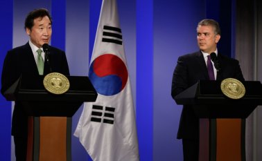 El primer ministro Coreano mostró su interés en que compañías de su país puedan invertir en proyectos de infraestructura colombianos y puso como ejemplo el Metro de Bogotá. Colprensa