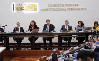 La Comisión Primera del Senado aprobó el articulado de la reforma a la justicia. Colprensa