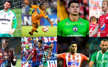 Camilo Vargas, Wuilker Faríñez, Neto Volpi, Fernando Aristeguieta, Marcos Pérez, Ricardo Márquez, Teófilo Gutiérrez, Hernán Barcos. Archivo