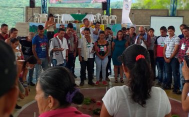Hoy concluye el IV Foro Micro regional que convocó la comunidad campesina del corregimiento Luis Vero en el municipio de Sardinata. Cortesía