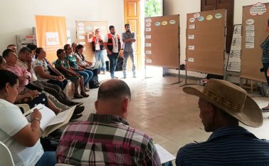 Los campesinos conocieron los avances de sus proyectos. Cortesía