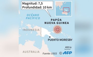 El sismo se produjo en el Cinturón de Fuego del Pacífico, un área de actividad sísmica habitual. AFP