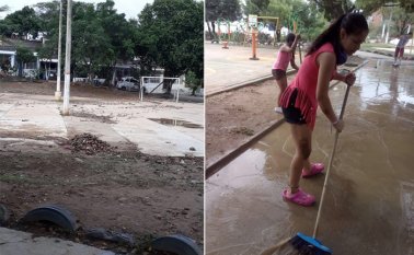 Además, algunos residentes no recogen los excrementos de sus mascotas, dificultando aún más el tránsito por la zona. Cortesía