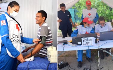 Abandérate para multiplicar esta ayuda. Cruz Roja