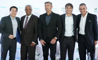 Asistieron al evento Deportivo: el periodista Tito Puccetti, el entrenador Francisco Maturana, el exfutbolista argentino Sergio Goycochea, el director general de DirecTV Colombia Mariano Díaz y el periodista argentino Adrián Magnoli. Cortesía