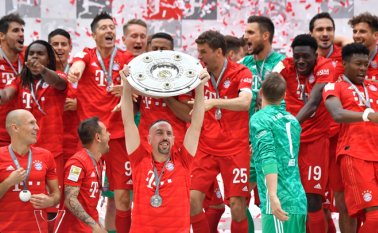 El Bayern puede terminar la temporada con un doblete nacional, ya que el sábado 25 disputa la final de la Copa de Alemania contra el RB Leipzig en Berlín. AFP