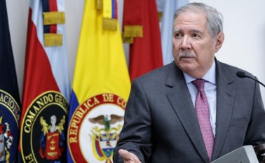 Ministro de Defensa, Guillermo Botero.  Colprensa