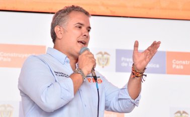 Duque, en el marco del Taller Construyendo País que se desarrolla en Pasto, Nariño, también aseguró que no se puede satanizar a la Fuerza Pública. Colprensa