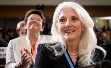 Germanotta se ha convertido en una reconocida activista al frente de la fundación bautizada como una de las más famosas canciones de su hija. AFP