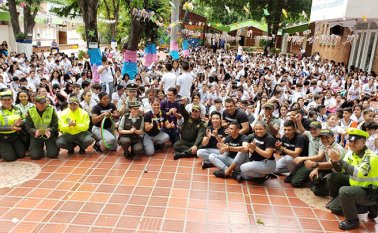 Liderado por el intendente Ricardo Palacio y la subintendente Ana Lucía Pérez. Cortesía