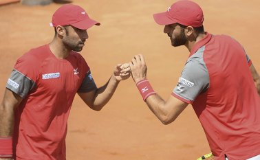 Robert Farah y Juan Sebastián Cabal se alistan para participar en el Roland Garros, luego de asumir el liderato en la clasificación de dobles. Colprensa